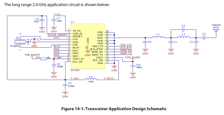 无线收发模块 1