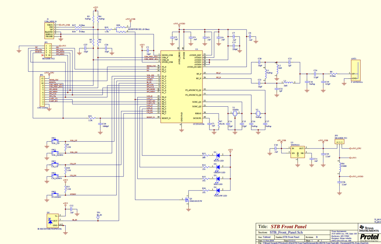 zigbee组网技术模组布局 3