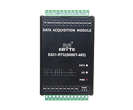 6路网络IO采集控制器模块E831-RTU(8080T-485)