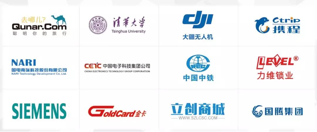 与我司深度合作部分企业概览