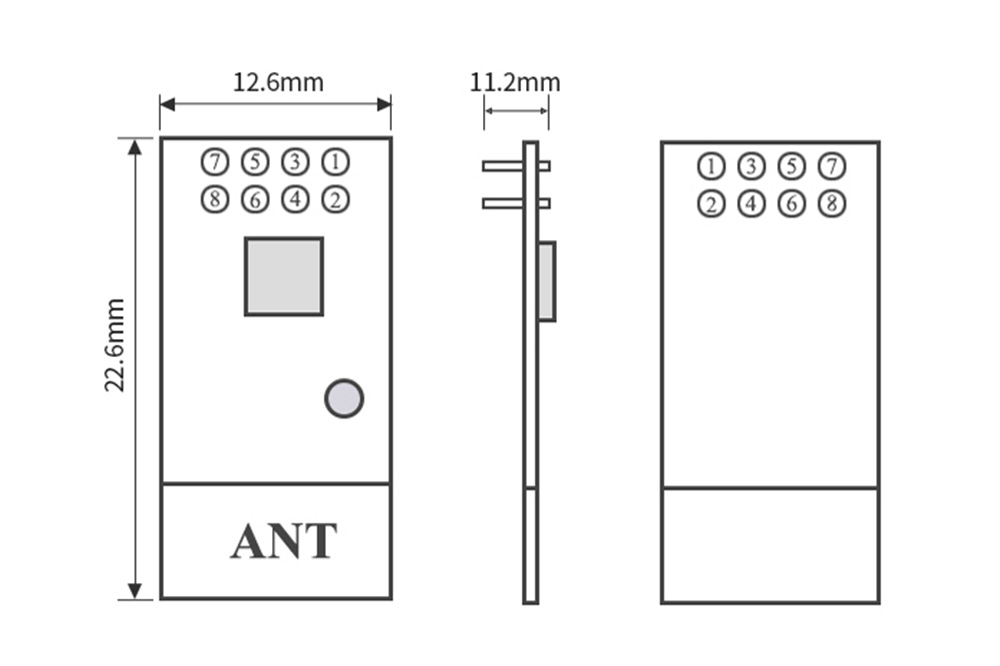 CH-E01C-ML01D引脚定义 CH-E01C-ML01D引脚定义