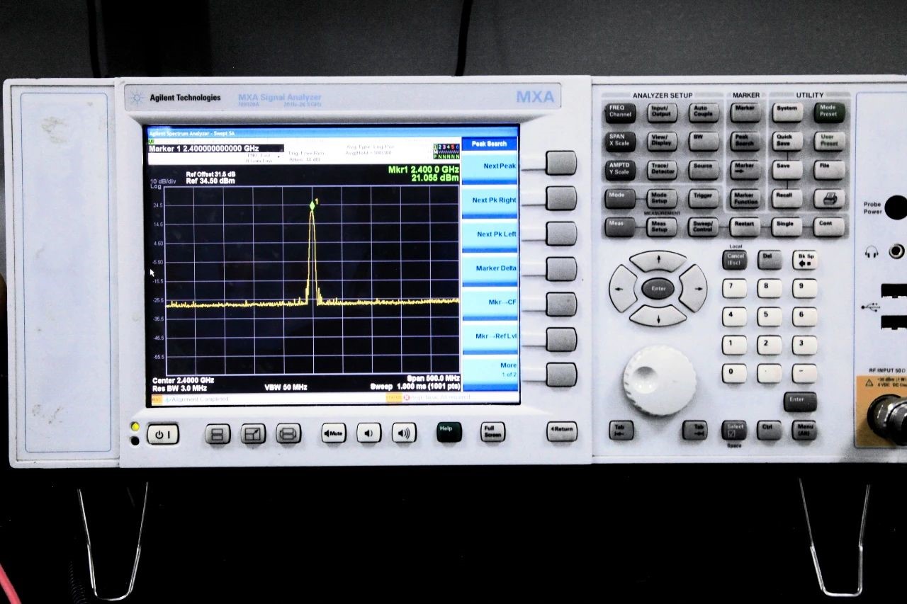 使用频谱仪测试无线射频模块的相关步骤教程