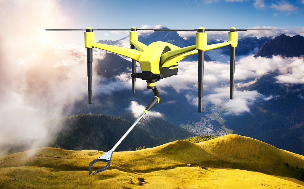 网络图片：捡拾无人机