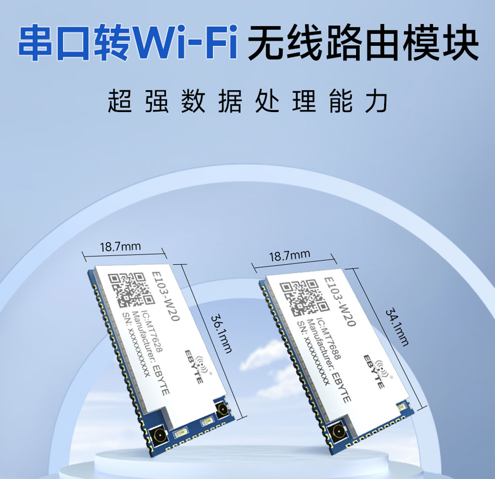 E103-W20串口转WiFi无线路由模块 E103-W20串口转WiFi无线路由模块