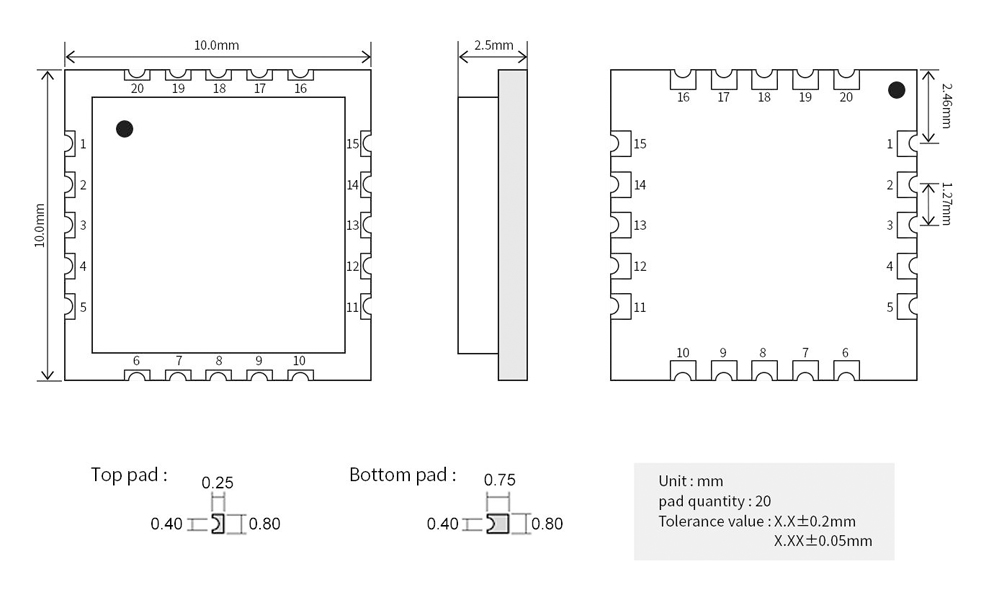 900Mlora模块引脚 900Mlora模块引脚