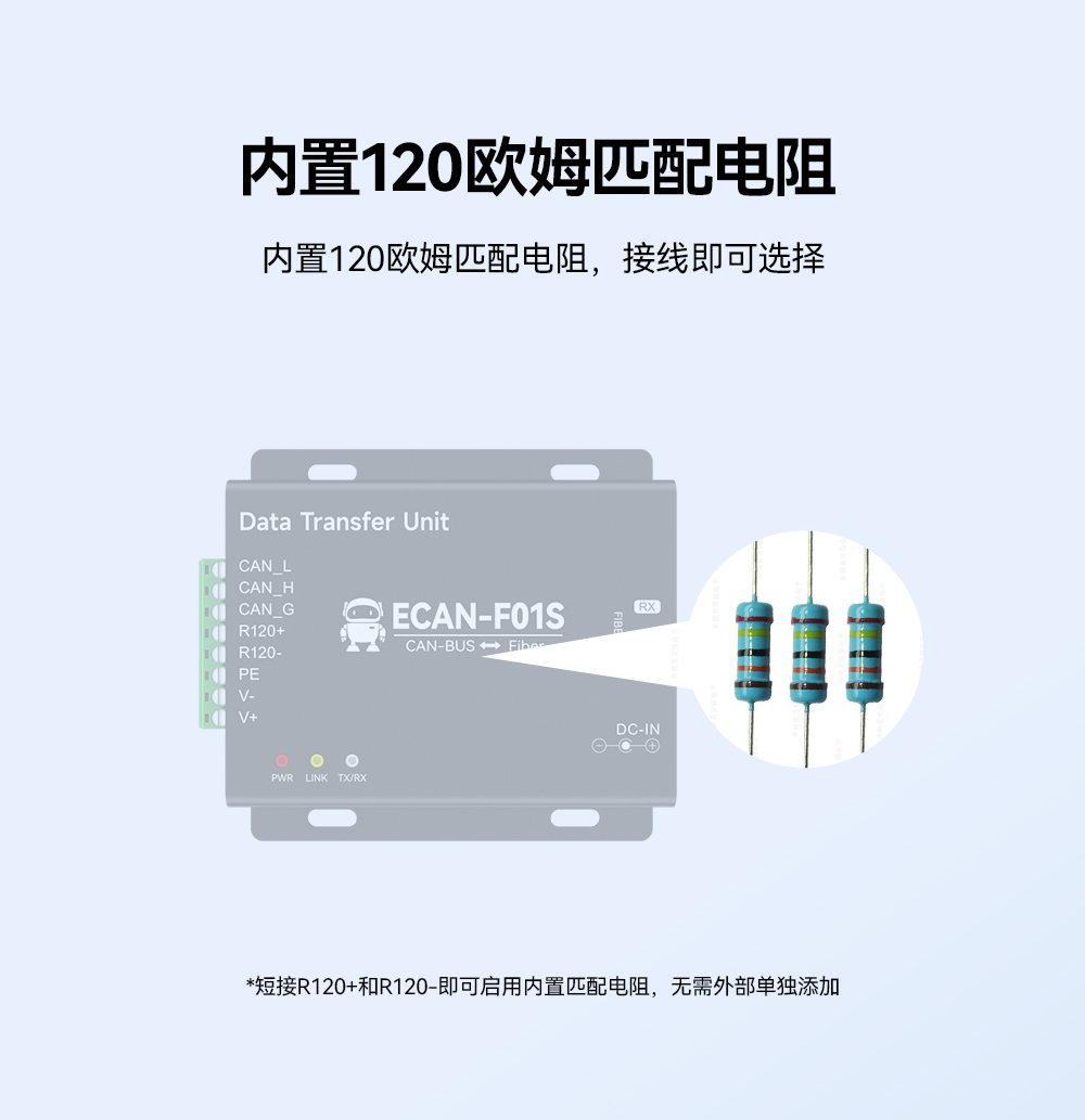 can总线智能协议转换器 CAN转光纤通信设备05