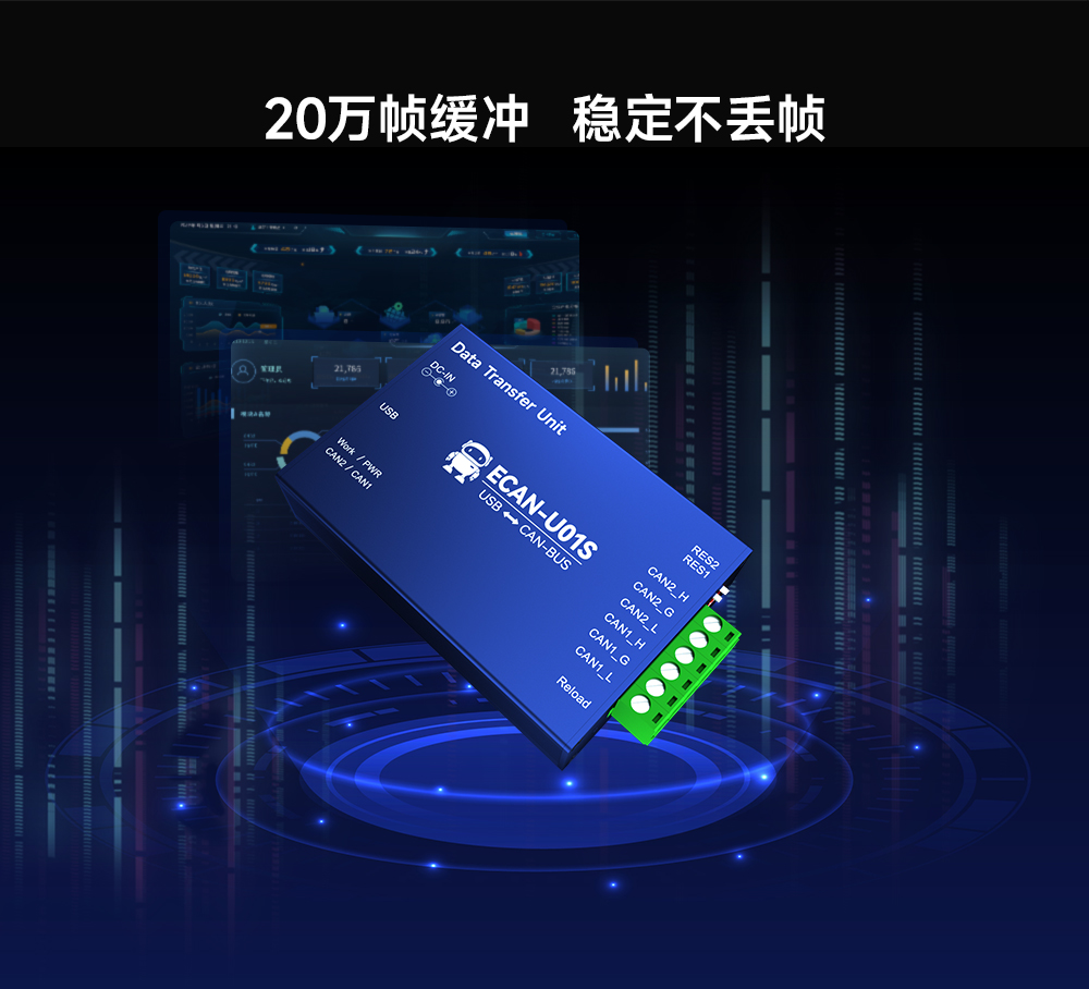 ECAN-U01S CAN转USB协议转换器_03