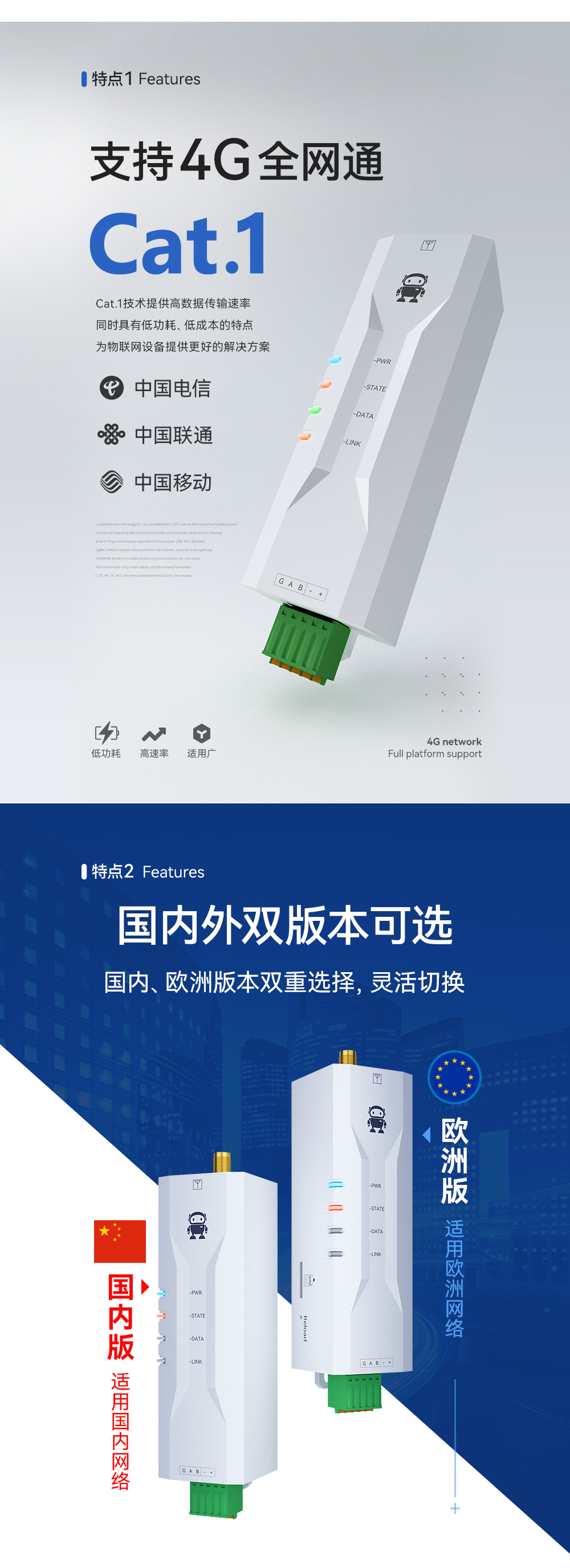 E840-DTU(EC05-485) CAT1 4G-DTU (3) E840-DTU(EC05-485) CAT1 4G-DTU (3)