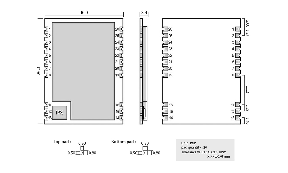 引脚无线高速连续传输模块 引脚无线高速连续传输模块