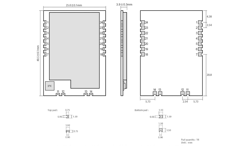 E32-433T30S-33S引脚 E32-433T30S-33S引脚