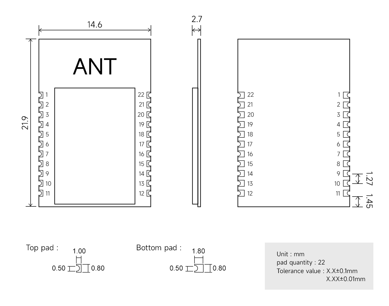 E104-BT07引脚定义 E104-BT07引脚定义