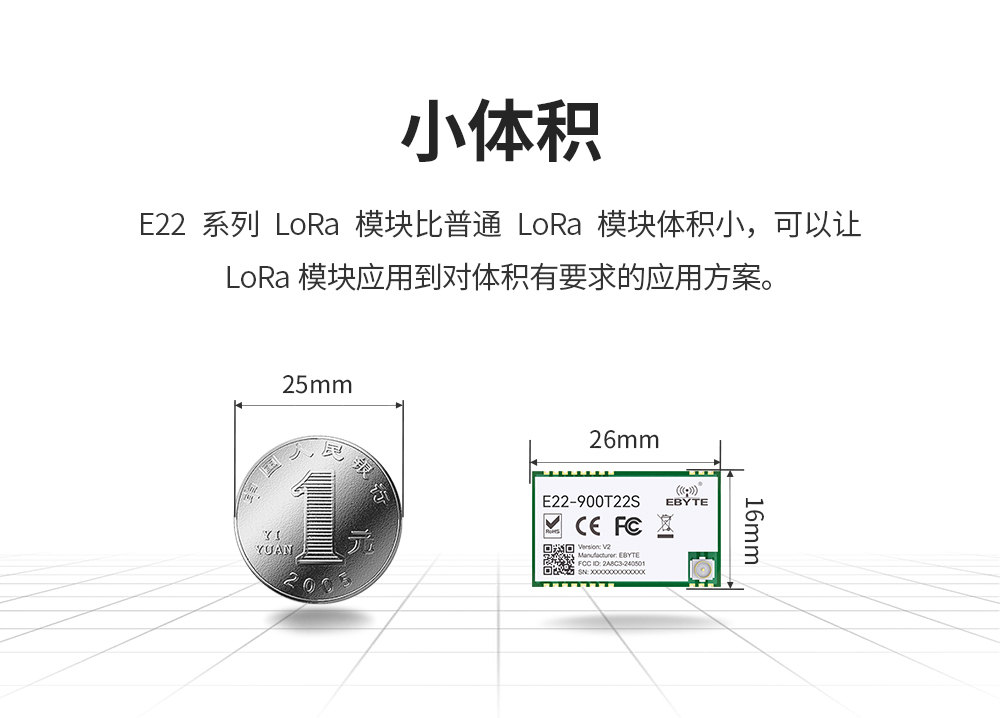小体积 E22-900T22S