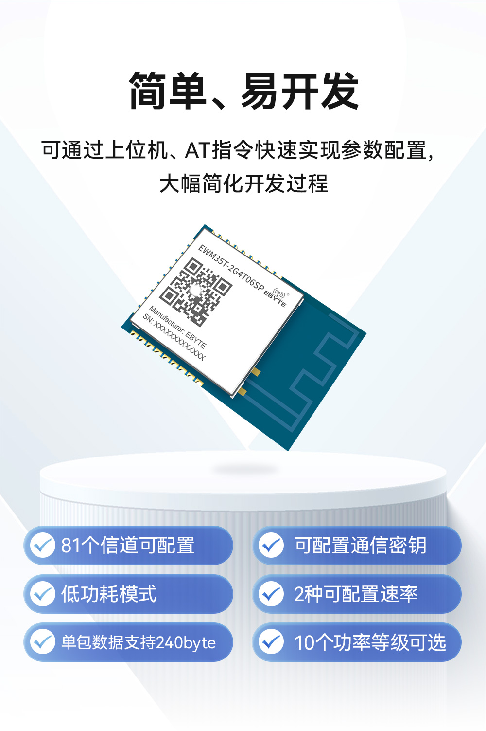 EWM35T-2G4T06SP 车规级耐超高温无线透传模块  (6)