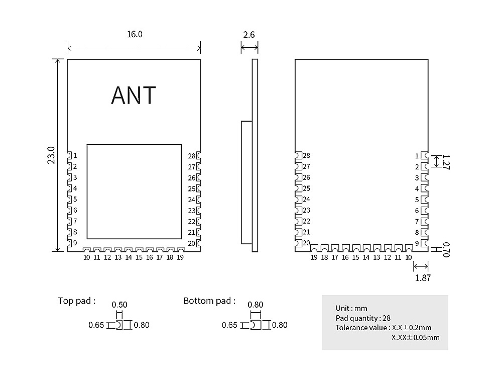 引脚图 EWM35T-2G4T06SP
