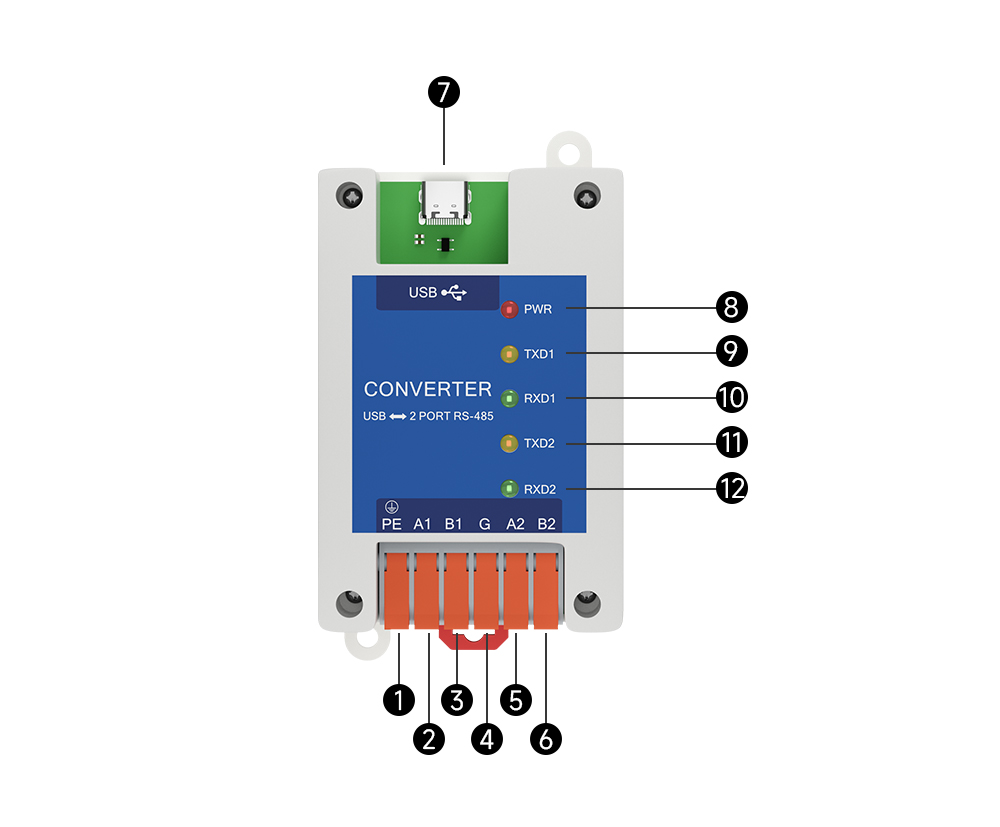 引脚定义 E810-U21S