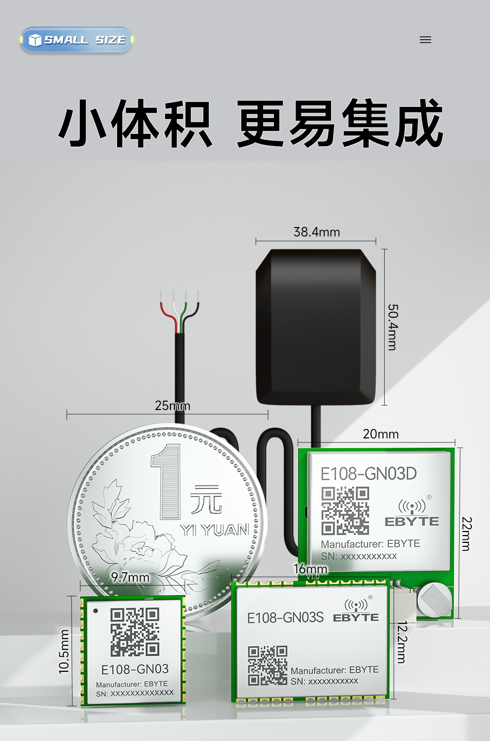 E108-GN03G高精度多模卫星定位导航模块 (9)
