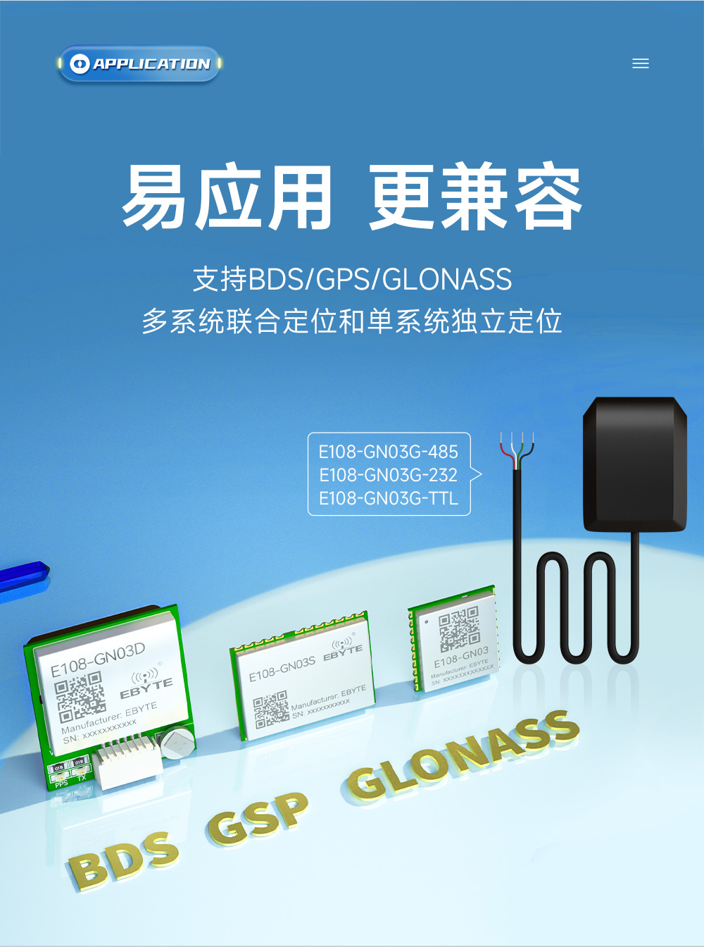 E108-GN03G高精度多模卫星定位导航模块 (8)