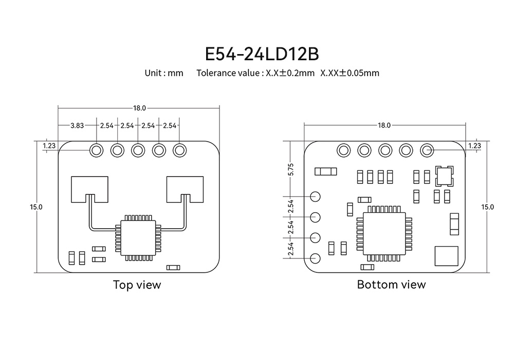 E54-24LD12B 人体微动毫米波雷达模块 (8)