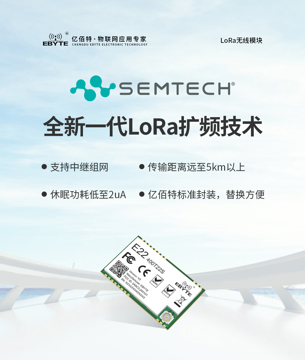 E22-400T22S lora扩频模块