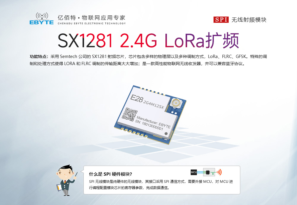 E28-2G4M12SX 无线测距模块