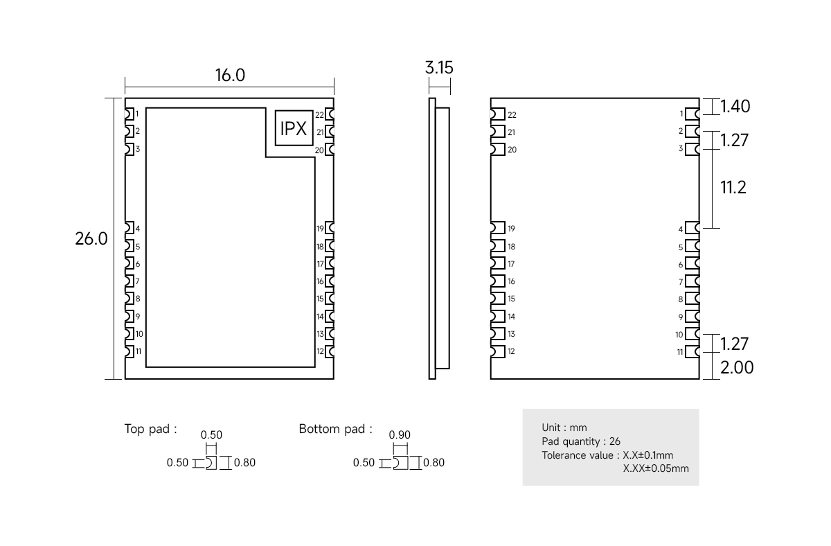 E53模块引脚定义 E53模块引脚定义