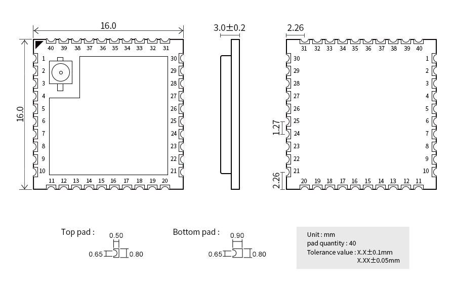 E50-900NW20SX-引脚图+线框尺寸图 E50-900NW20SX-引脚图+线框尺寸图
