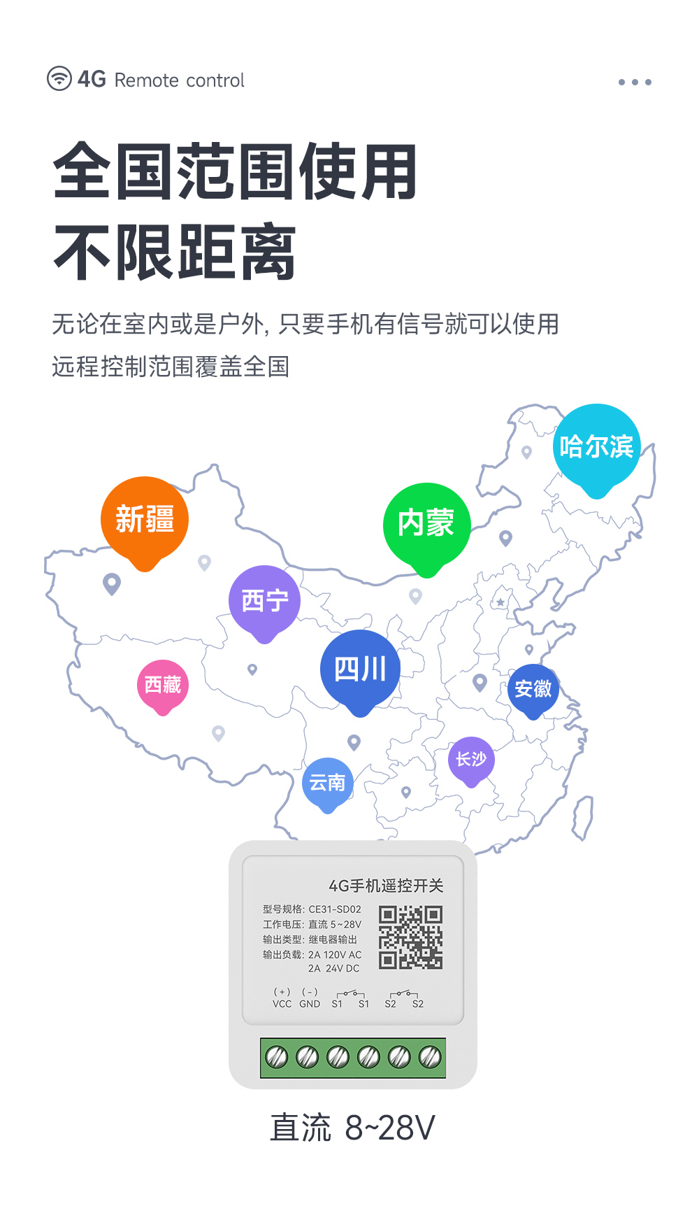 CE31-SD02 4G手机遥控开关 (3) CE31-SD02 4G手机遥控开关 (3)