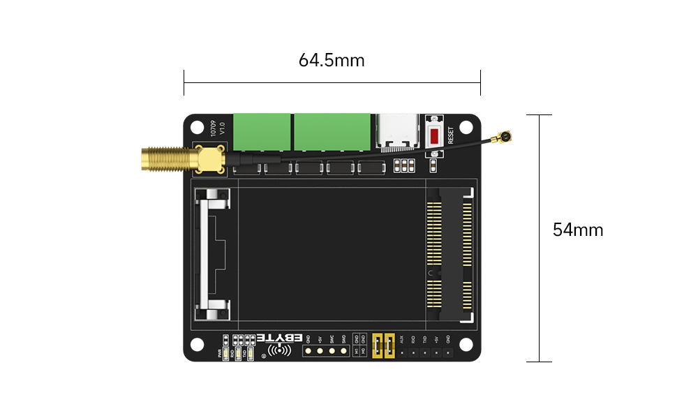 E15-PCIE 系列PCIE转接测试板 尺寸图 E15-PCIE 系列PCIE转接测试板 尺寸图