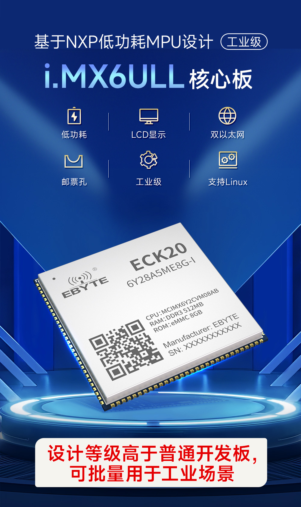 ECK20-6Y28A5ME8G-I嵌入式核心板 (1) ECK20-6Y28A5ME8G-I嵌入式核心板 (1)