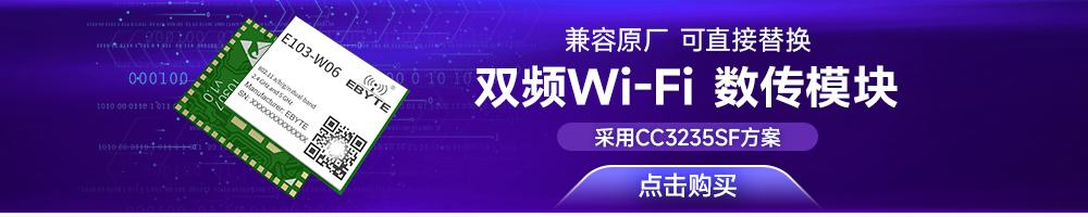 E103-W06 双频WiFi数传模块引流图