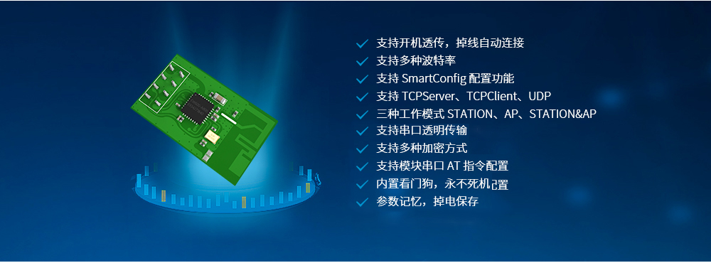 E103-W05A 高性价比WiFi数传模块性能参数