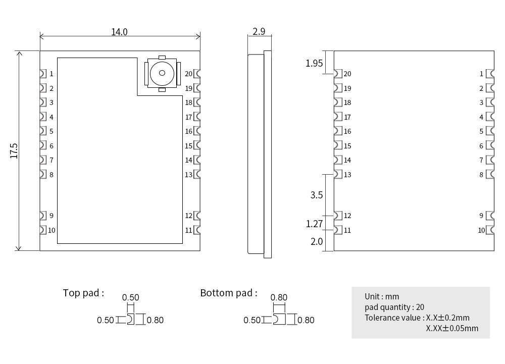 引脚 EWM226-400T22S 引脚 EWM226-400T22S