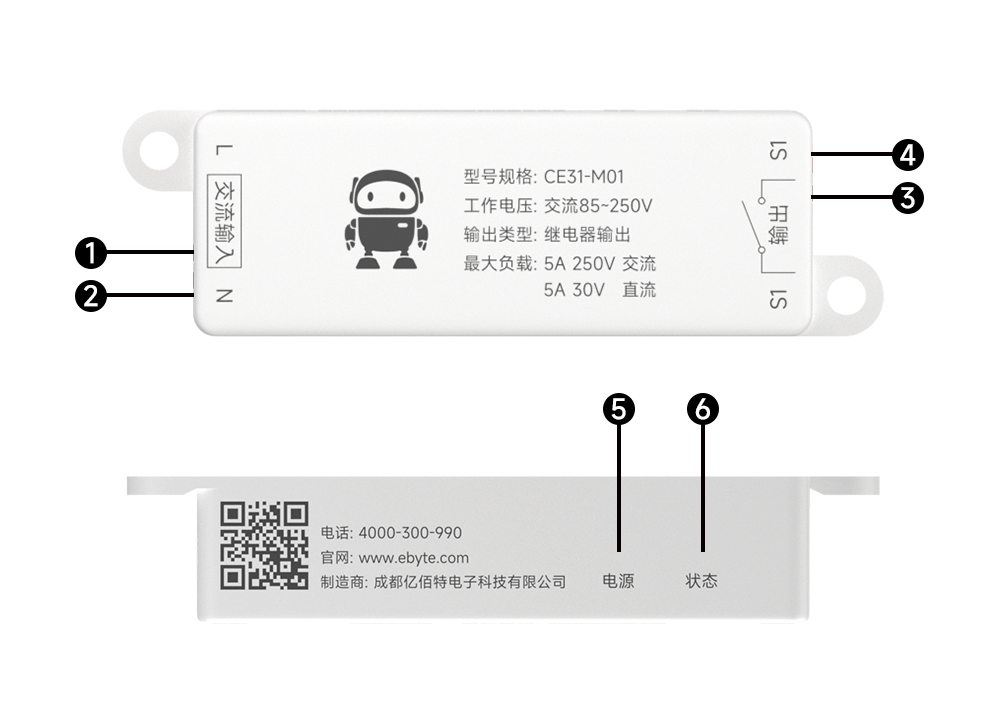 引脚 CE31-M01 引脚 CE31-M01
