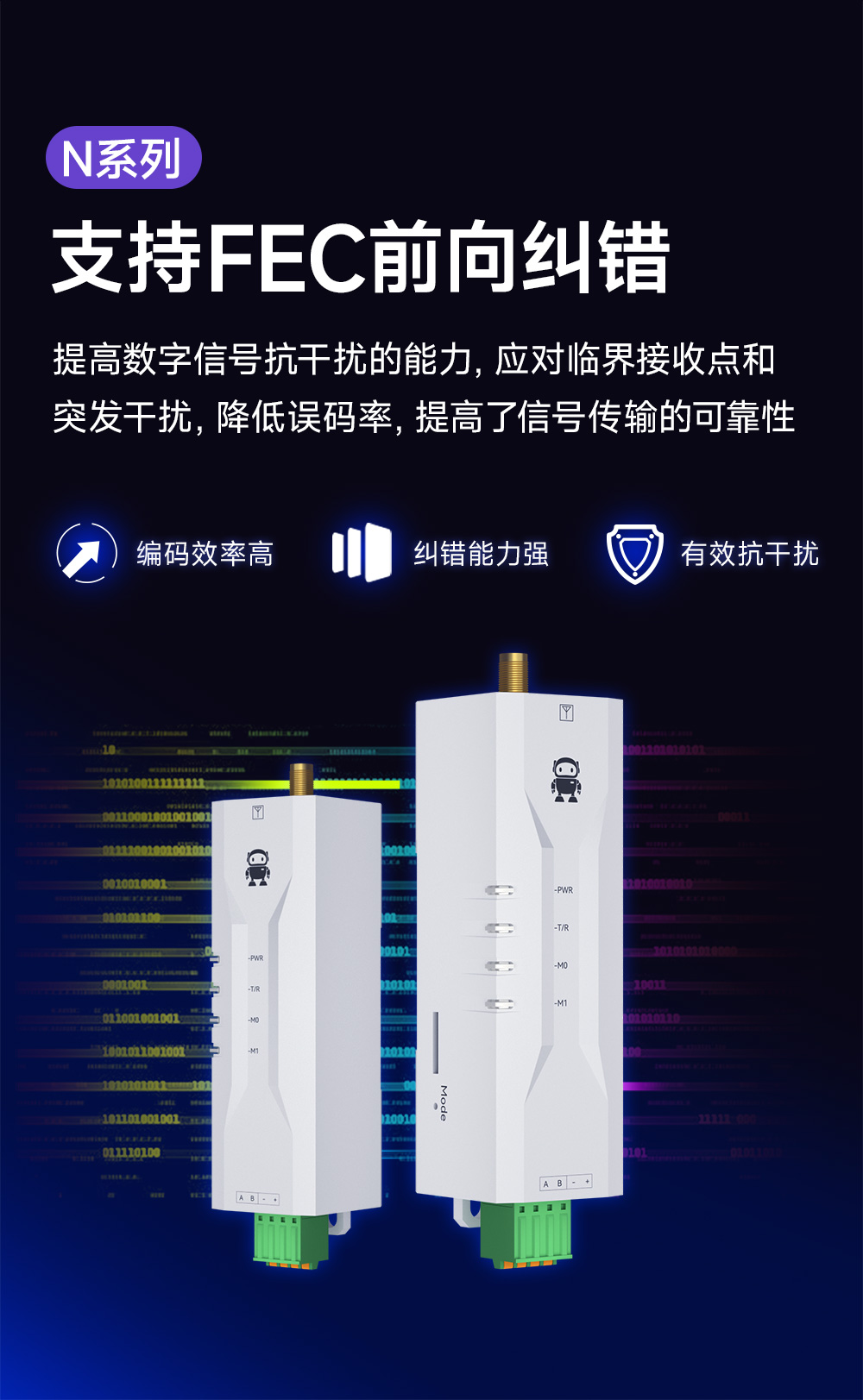 EWD95M-433N20(492) 微型窄带RS485数传电台 EWD95M-433N20(492) 微型窄带RS485数传电台