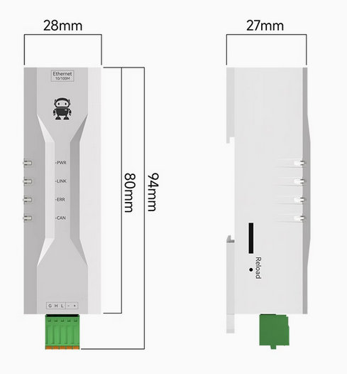1  工业级CAN网关转换器