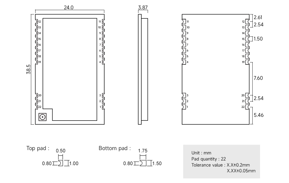引脚 E290-400M30S 引脚 E290-400M30S