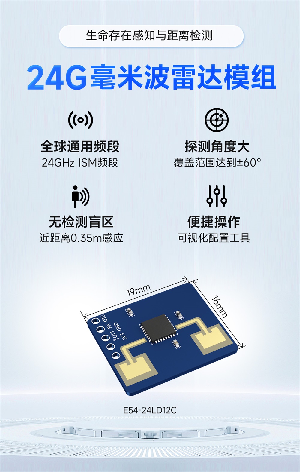 E54-24LD12C 毫米波雷达模组 (1)