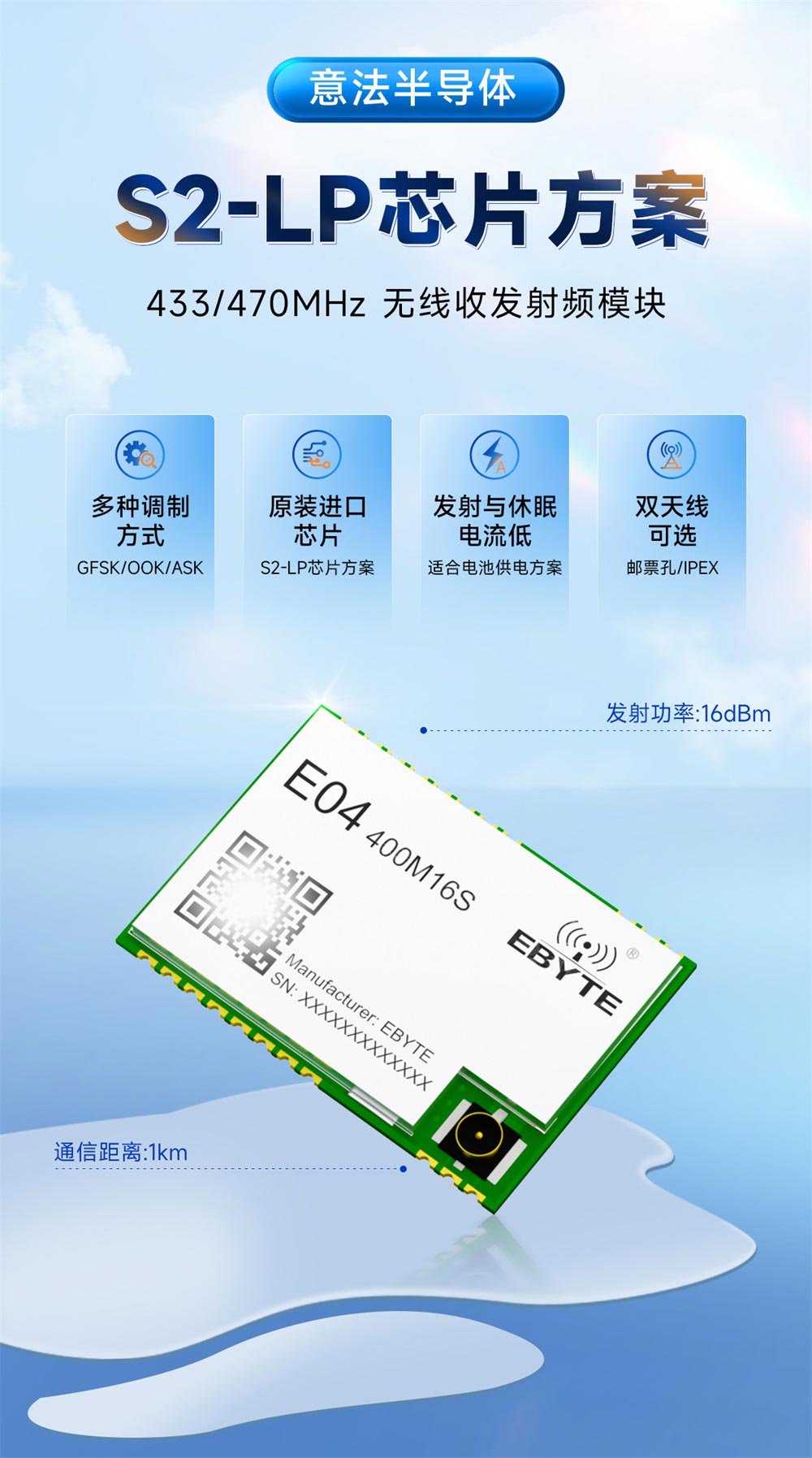 E04-400M16S SPI无线模块 (1)