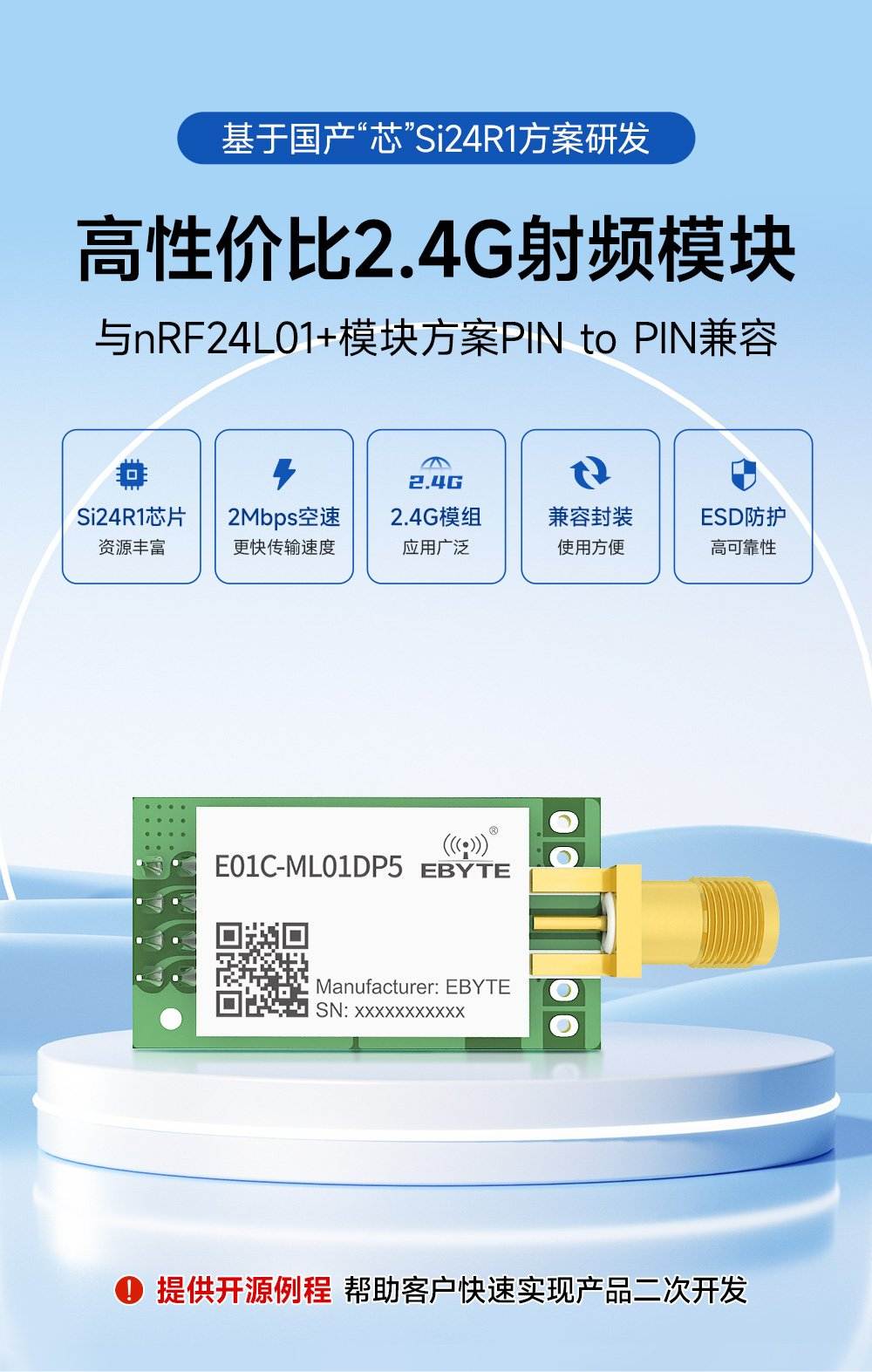 E01C-ML01DP5 国产无线模块 (1)