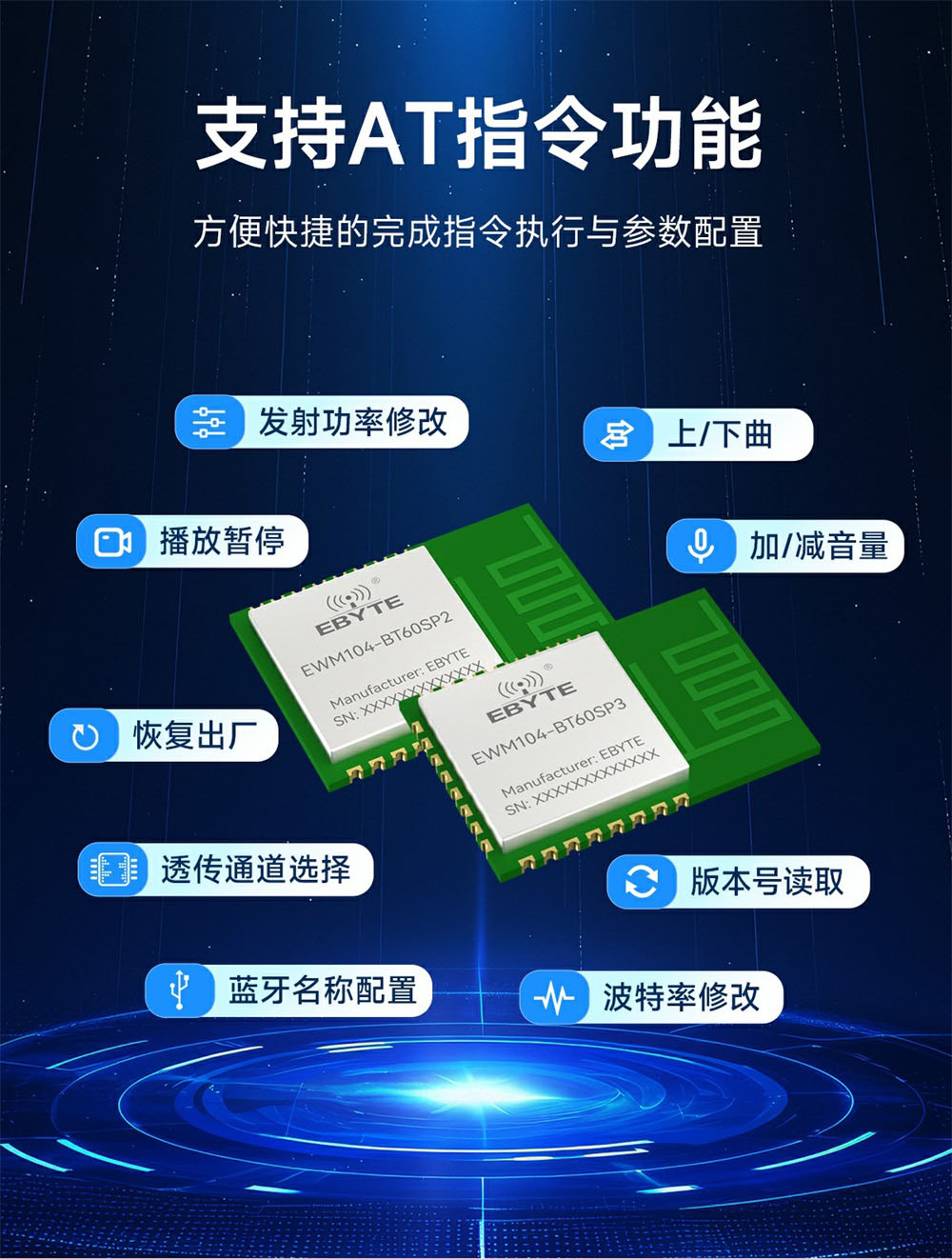 EWM104-BT60SP3 蓝牙音频传输模块 (6)