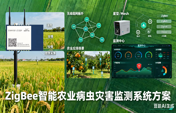 ZigBee智能农业病虫灾害监测系统方案详解
