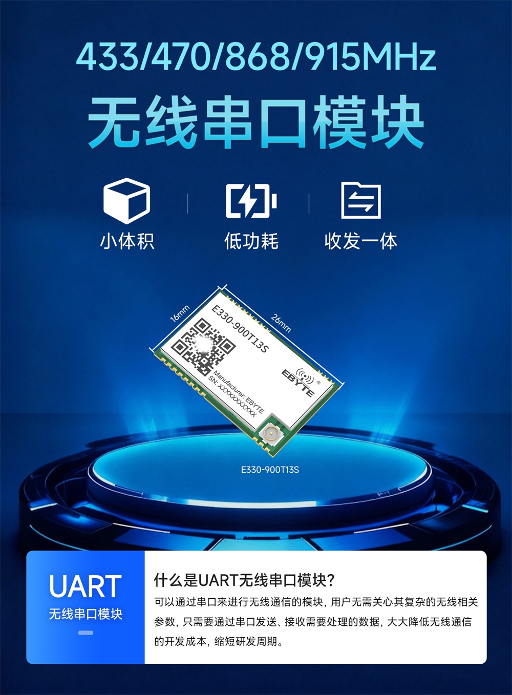 E330-900T13S 无线串口模块 (1)