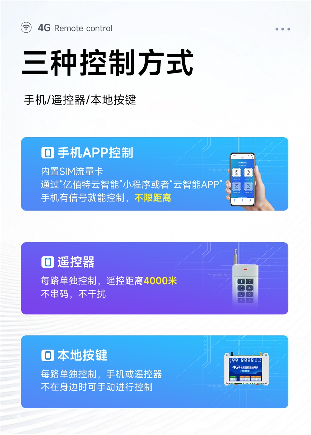 CE31-B02RX 2路继电器遥控开关 (7)