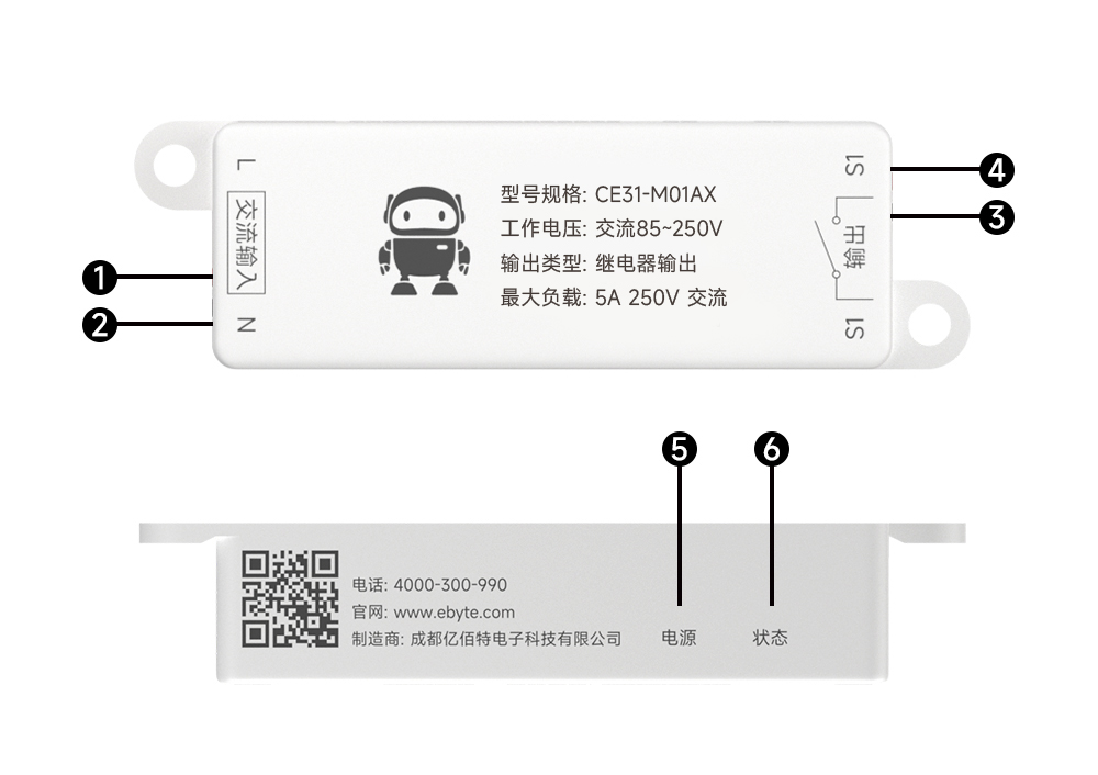 CE31-M01AX引脚定义 CE31-M01AX引脚定义