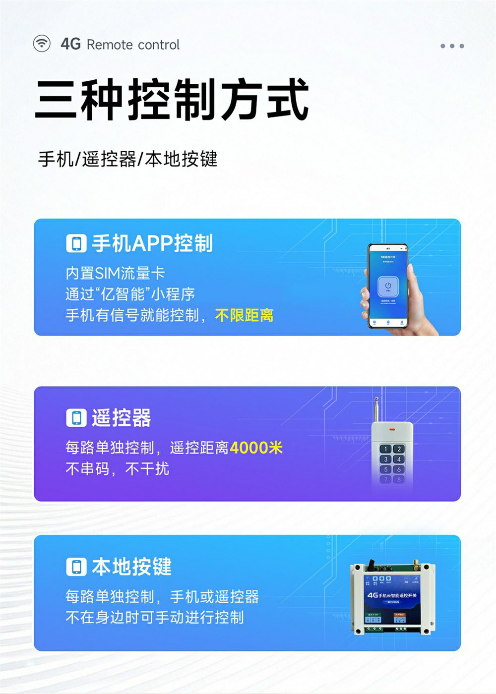 CE31-BD01RX 4G遥控开关 (6) CE31-BD01RX 4G遥控开关 (6)