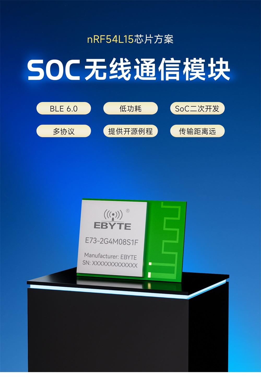 E73-2G4M08S1F SoC无线模块 (1)