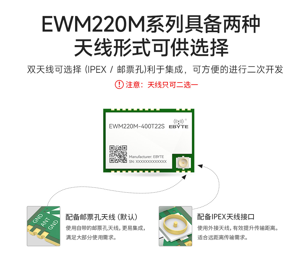 EWM220M-400T22S 小尺寸LoRa无线串口模块 (10)