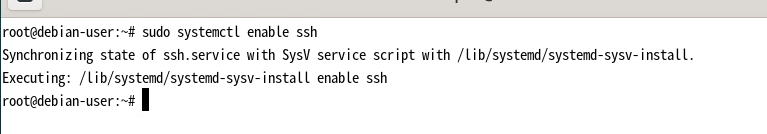 设置SSH服务开机自启
