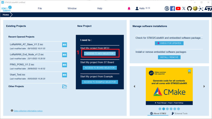 1 STM32单片机的M系列LoRa模块透传教程