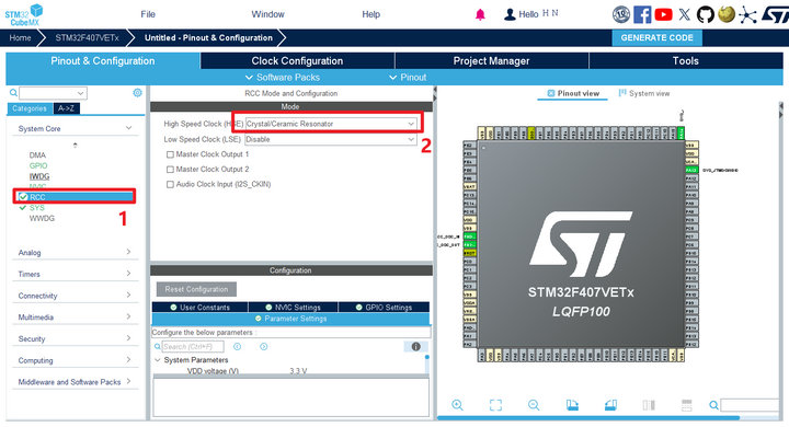 4 STM32单片机的M系列LoRa模块透传教程